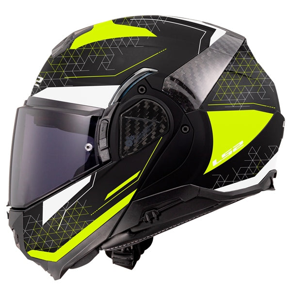 LS2 Advant II Modular Helmet Astral Yellow XS - Driven Powersports