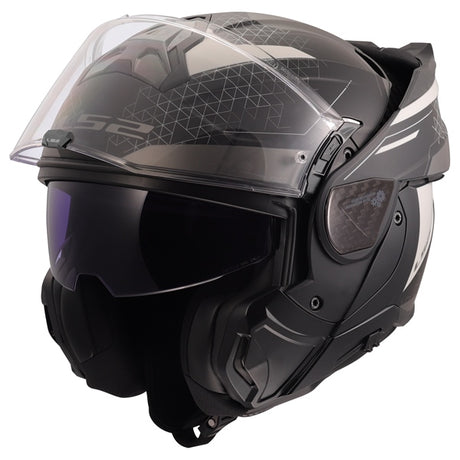 LS2 Advant II Modular Helmet Astral Matte Gray XS - Driven Powersports