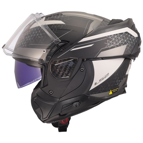 LS2 Advant II Modular Helmet Astral Matte Gray XS - Driven Powersports