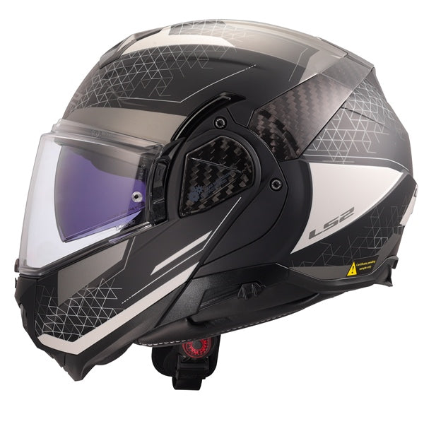 LS2 Advant II Modular Helmet Astral Matte Gray XS - Driven Powersports