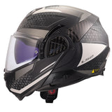 LS2 Advant II Modular Helmet Astral Matte Gray XS - Driven Powersports