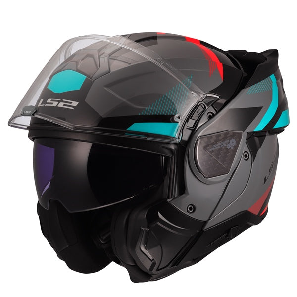 LS2 Advant II Modular Helmet Triple Gray S - Driven Powersports