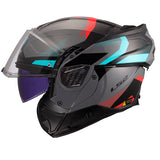 LS2 Advant II Modular Helmet Triple Gray S - Driven Powersports