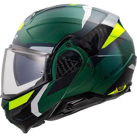 LS2 Advant II Modular Helmet Triple Matte Olive M - Driven Powersports