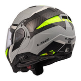 LS2 Advant II Modular Helmet Triple Matte Light Gray 3XL - Driven Powersports