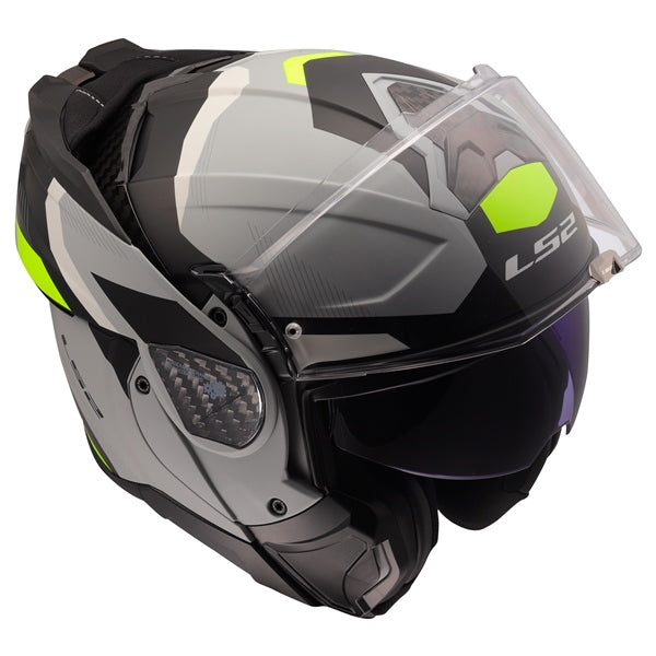 LS2 Advant II Modular Helmet Triple Matte Light Gray 3XL - Driven Powersports