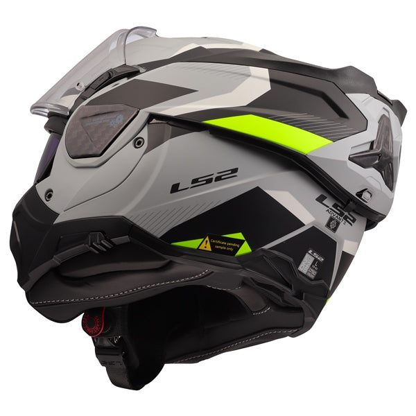 LS2 Advant II Modular Helmet Triple Matte Light Gray 3XL - Driven Powersports