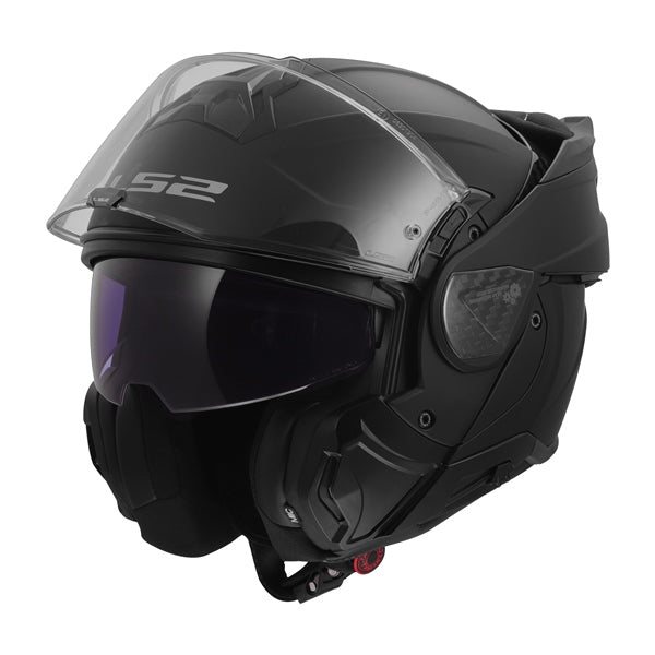 LS2 Advant II Modular Helmet Solid Black 2XL - Driven Powersports