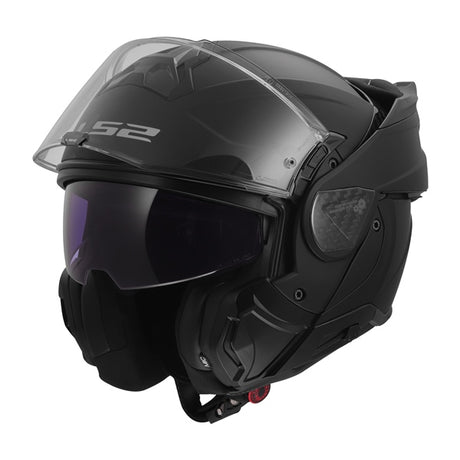 LS2 Advant II Modular Helmet Solid Black 2XL - Driven Powersports