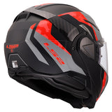 LS2 Advant II Modular Helmet Glide Matte Black/Gray/Red M - Driven Powersports