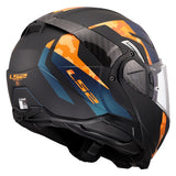 LS2 Advant II Modular Helmet Glide Matte Black Orange M - Driven Powersports