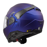 LS2 Advant II Modular Helmet Solid Matte Navy Blue L - Driven Powersports
