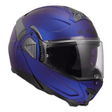LS2 Advant II Modular Helmet Solid Matte Navy Blue L - Driven Powersports