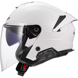 LS2 Verso II Open-Face Helmet Solid White 2XL - Driven Powersports