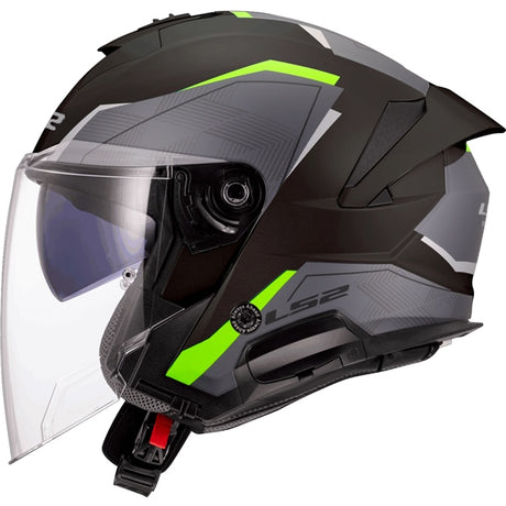 LS2 Verso II Open-Face Helmet Air Yellow L - Driven Powersports