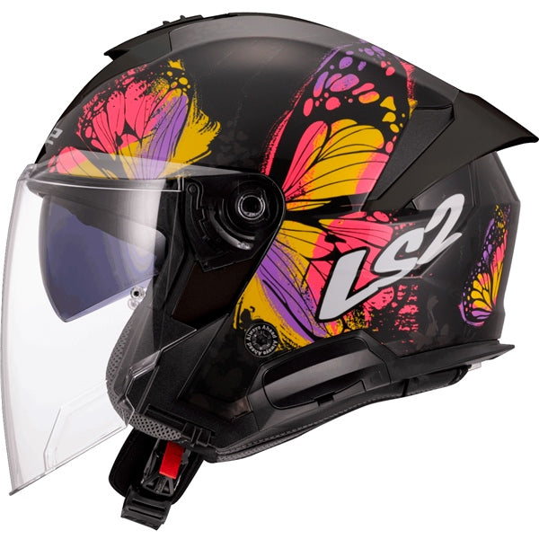 LS2 Verso II Open-Face Helmet Wingz Black/Yellow 2XL - Driven Powersports