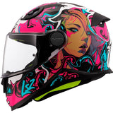 LS2 FF812 Kid Full-Face Helmet - Junior Cyberg Matte Purple S - Driven Powersports