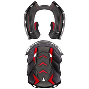 LS2 Liner for Dragon Helmet Black/Red S - Driven Powersports