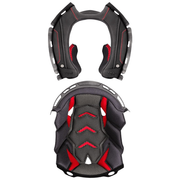 LS2 Liner for Dragon Helmet Black/Red S - Driven Powersports