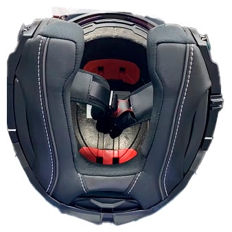 LS2 Cheek Pad for Advant II Helmet Black/Red - Driven Powersports