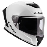 LS2 Rapid III Full-Face Helmet Solid Glossy White S - Driven Powersports