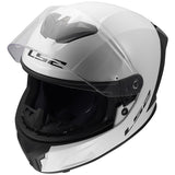 LS2 Rapid III Full-Face Helmet Solid Glossy White S - Driven Powersports
