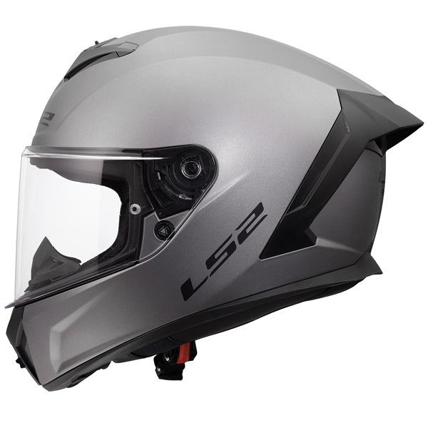 LS2 Rapid III Full-Face Helmet Solid Matte Titanium L - Driven Powersports