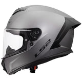LS2 Rapid III Full-Face Helmet Solid Matte Titanium L - Driven Powersports
