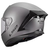LS2 Rapid III Full-Face Helmet Solid Matte Titanium L - Driven Powersports