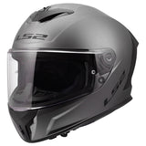 LS2 Rapid III Full-Face Helmet Solid Matte Titanium L - Driven Powersports