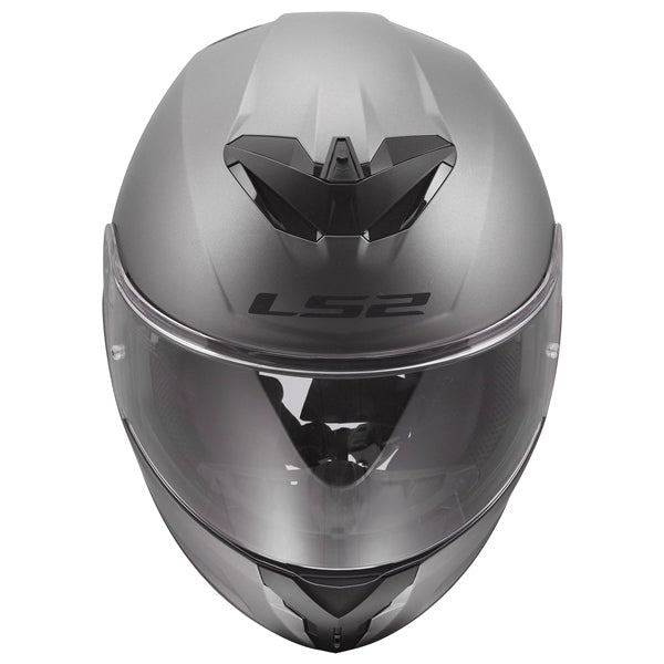 LS2 Rapid III Full-Face Helmet Solid Matte Titanium L - Driven Powersports