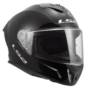 LS2 Rapid III Full-Face Helmet Solid Glossy Black XS - Driven Powersports