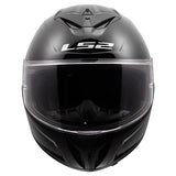 LS2 Rapid III Full-Face Helmet Solid Glossy Black XS - Driven Powersports