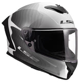 LS2 Rapid III Full-Face Helmet Flow White/Gray 3XL - Driven Powersports