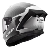 LS2 Rapid III Full-Face Helmet Flow White/Gray 3XL - Driven Powersports
