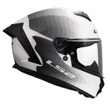 LS2 Rapid III Full-Face Helmet Flow White/Gray 3XL - Driven Powersports