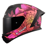 LS2 Rapid III Full-Face Helmet Poppies II Matte Black/Pink M - Driven Powersports