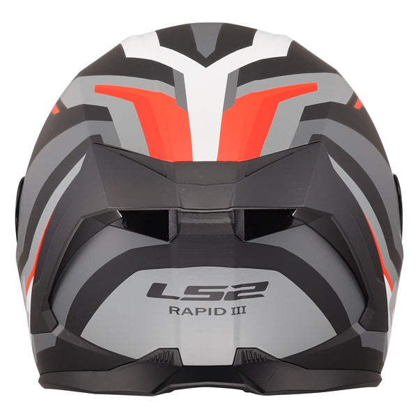 LS2 Rapid III Full-Face Helmet Hyper Matte Black/Red L - Driven Powersports