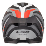 LS2 Rapid III Full-Face Helmet Hyper Matte Black/Red L - Driven Powersports
