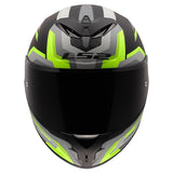 LS2 Rapid III Full-Face Helmet Hyper Matte Black/High-Visibility Yellow 2XS - Driven Powersports