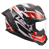 LS2 Rapid III Full-Face Helmet Xtrem White/Black/Red L - Driven Powersports