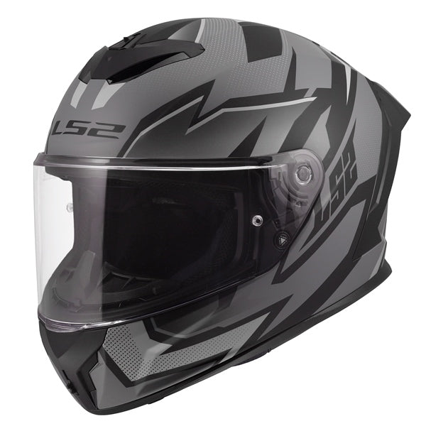 LS2 Rapid III Full-Face Helmet Xtrem Matte Black/Gray S - Driven Powersports