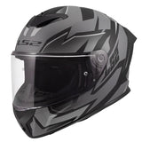 LS2 Rapid III Full-Face Helmet Xtrem Matte Black/Gray S - Driven Powersports
