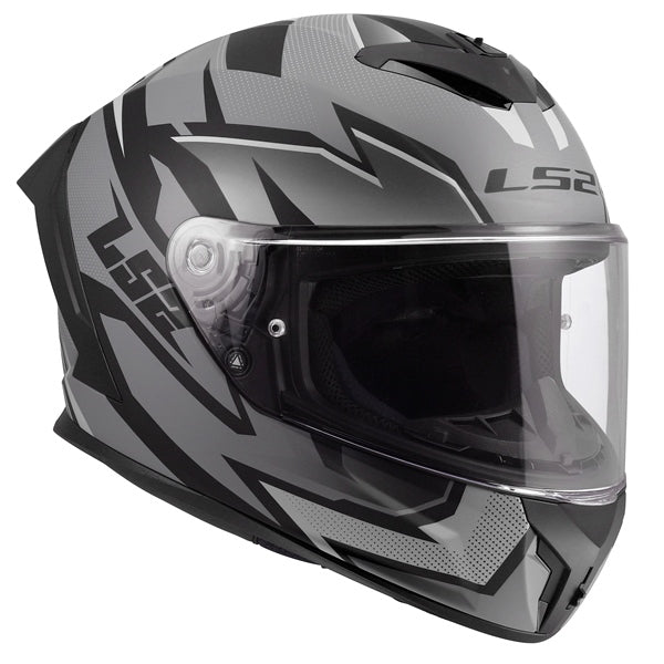 LS2 Rapid III Full-Face Helmet Xtrem Matte Black/Gray S - Driven Powersports