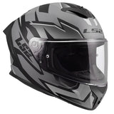 LS2 Rapid III Full-Face Helmet Xtrem Matte Black/Gray S - Driven Powersports
