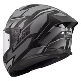 LS2 Rapid III Full-Face Helmet Xtrem Matte Black/Gray S - Driven Powersports