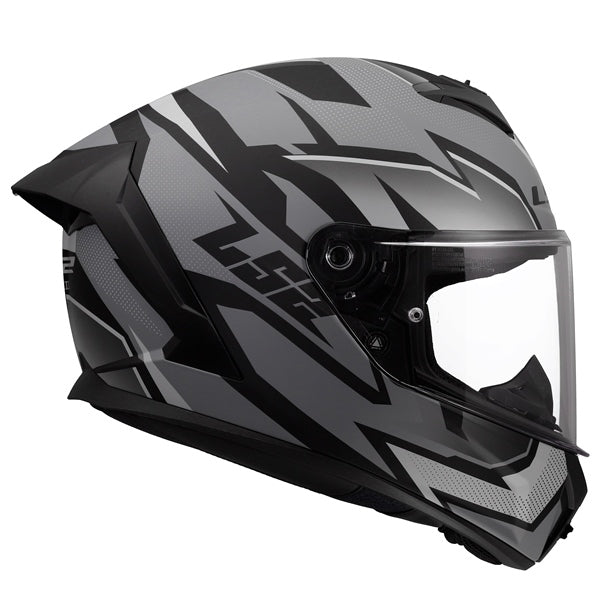 LS2 Rapid III Full-Face Helmet Xtrem Matte Black/Gray S - Driven Powersports