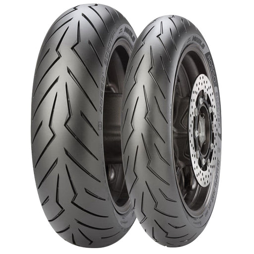 PIRELLI DIABLO ROSSO SCOOTER TIRE 110/70-12 (47P) - FRONT - Driven Powersports