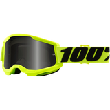 100% STRATA 2 SAND GOGGLE - SMOKE LENS Yellow Front - Driven Powersports