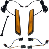 CUSTOM DYNAMICS LIGHT LED FORK AMB Black Front - Driven Powersports